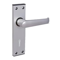 UNION 366 Ambassador Plate Mounted Lever Furniture Formerly Wellington Anodised Silver Lever Lock