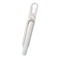 GREENTEQ Clearline Slimfold Bi-Fold Door Handle With Euro Cut Out White