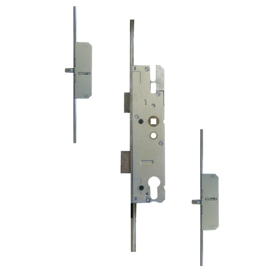 KFV Lever Operated Latch & Deadbolt Long Version - 2 Round Bolt 35/92- 16mm Faceplate - Click Image to Close