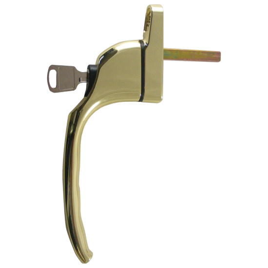 YALE UPVC Espag Handle Inline GOLD - Click Image to Close