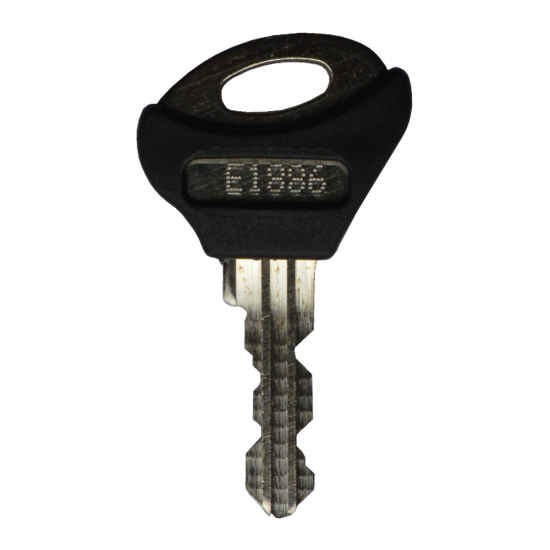 L&F Override Key To Suit 2800 & 3780 Combination Locks Aldridge Profile - Click Image to Close