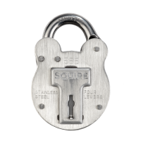 SQUIRE 555 Stainless Steel Old English Marine Padlock 50mm KD
