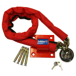 BULLDOG MC30 Chain, Padlock & Wall/Floor Anchor Kit 1500mm Chain, MC10 Padlock & MC25 Anchor