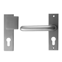 UNION 630-16 Plate Mounted Escape Lever & Pad Furniture Anodised Silver LH