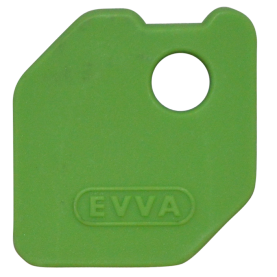 EVVA EPS Coloured Key Caps Light Green 0043522515 - Click Image to Close