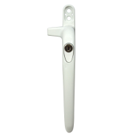 SECURISTYLE Virage Offset Cockspur Espag Handle 21mm - RH - Locking - White