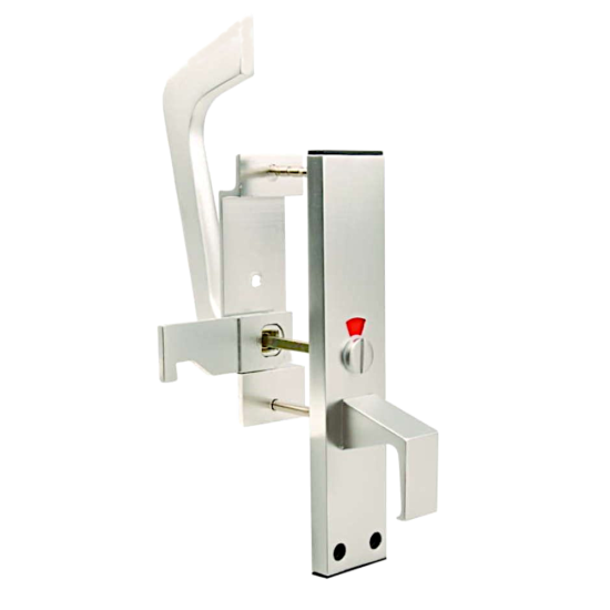 ASEC Disabled Toilet Handle Facility Indicator Set Satin Anodised Aluminium - Click Image to Close