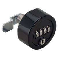 RONIS C4 Combination Cam Lock With Key Override Black