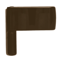 FAB & FIX Anchorage Lift Off Flag Hinge Brown