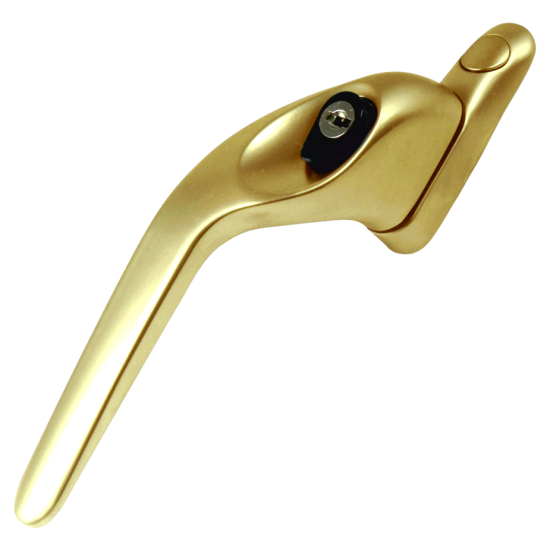 ASEC Offset Window Handle LH Gold - Click Image to Close