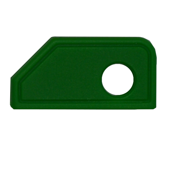 EVVA EPS Coloured Key Caps Small Green - Click Image to Close