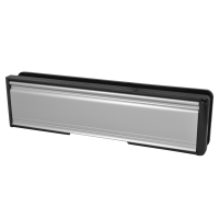 WELSEAL UPVC Letter Box 20-40 - 265mm Wide Silver