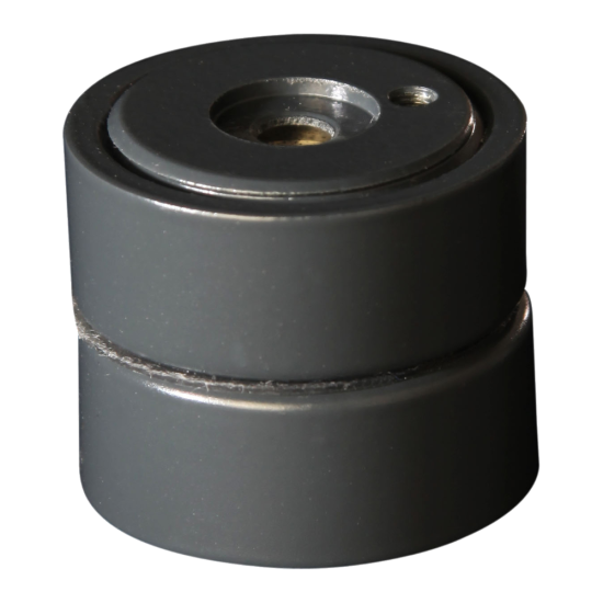 DEBAR Protec 25mm Magnetic Door Holder To Suit Flat Handle Grey - 25mm - Click Image to Close