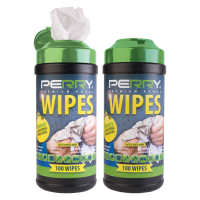A PERRY Premium Anti Bacterial Wipes (Tub of 100) Tub of 100 wipes