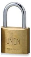 UNION 3122 Brass Open Shackle Padlock 50mm KA `WVL482` Boxed