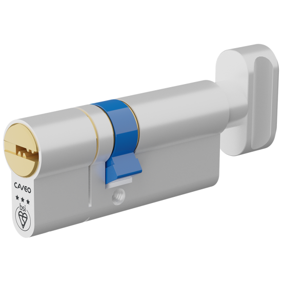 CAVEO TS007 3* Key & Turn Euro Dimple Cylinder 70mm 30(Ext)/40 (25/10/35T) KD - Click Image to Close