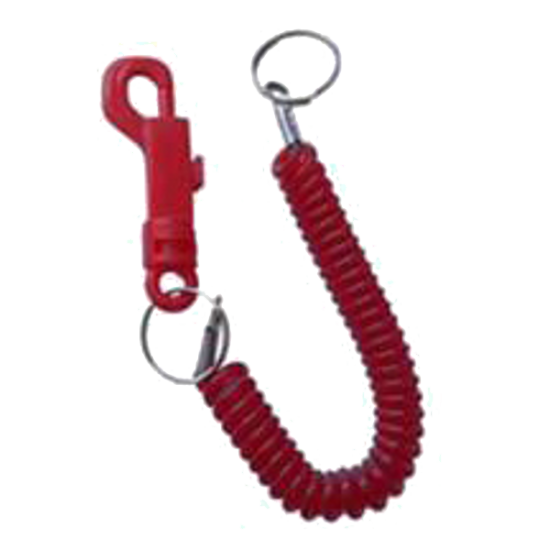 ASEC Spiral Key Ring Dark Colours - Click Image to Close