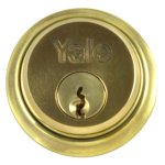 YALE 1122 Screw-In Cylinder PB KD Single Boxed