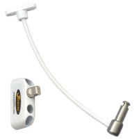 JACKLOC Pro-Twist Push & Turn Cable Window Lock White