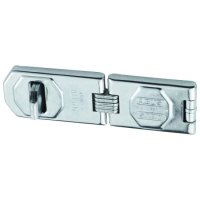 ABUS 110 Series Hinged Hasp & Staple 45mm x 155mm Double Jointed 110/155 (DG) Visi