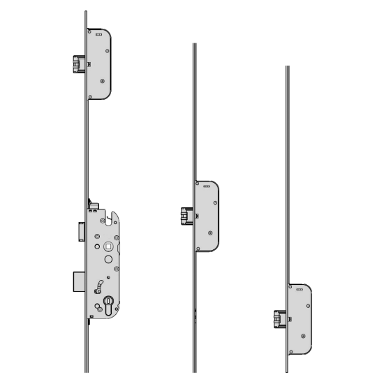 GU Secury Auto A3 1770 Multipoint Lock - 3 Deadlocks 35/92 - 6-36037-59-0-1 - Click Image to Close