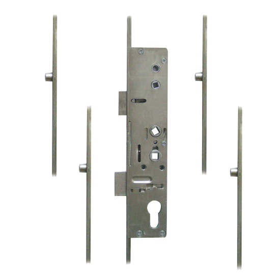 LOCKMASTER Lever Operated Latch & Deadbolt Single Spindle - 4 Roller 35/92-62 - Click Image to Close