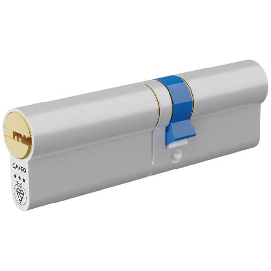 CAVEO TS007 3* Double Euro Dimple Cylinder 100mm 60(Ext)/40 (55/10/35) KD - Click Image to Close