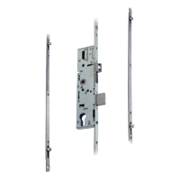 ERA 6135 / 9135 Lever Operated Latch & Dead - 2 Adjustable Rollers & Mushrooms (UPVC Door) Takes Euro Cylinder