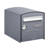 DAD Decayeux D800 Series Post Box Grey