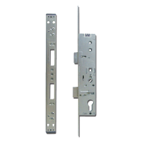 YALE Doormaster Lever Operated Latch & Deadbolt 16mm Twin Spindle Overnight Lock To Suit Lockmaster 35/92 - 16mm Strip