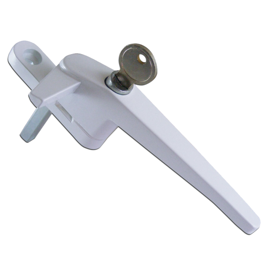 ASEC Cockspur Espag Handle With Spindle White - RH - Click Image to Close