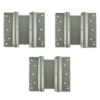 LIOBEX Fire Rated Double Action Spring Hinges C/W Intumescent 150mm FD30 (3 Hinges)