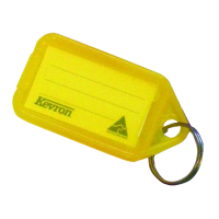 KEVRON ID5-50 Single Colour Click Tag Yellow