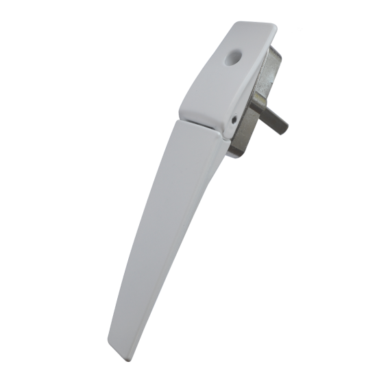 ASEC Irving Bifold Operation Handle White - Click Image to Close