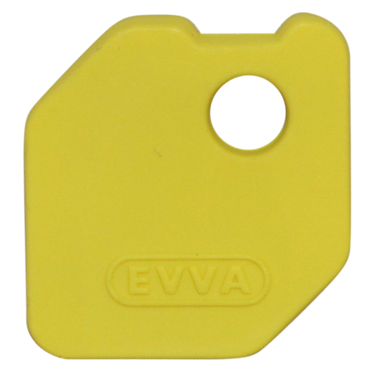EVVA EPS Coloured Key Caps Yellow 0043522558 - Click Image to Close