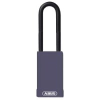ABUS 74HB Series Long Shackle Lock Out Tag Out Coloured Aluminium Padlock Purple