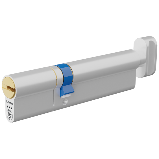 CAVEO TS007 3* Key & Turn Euro Dimple Cylinder 120mm 45(Ext)/75 (40/10/70T) KD - Click Image to Close