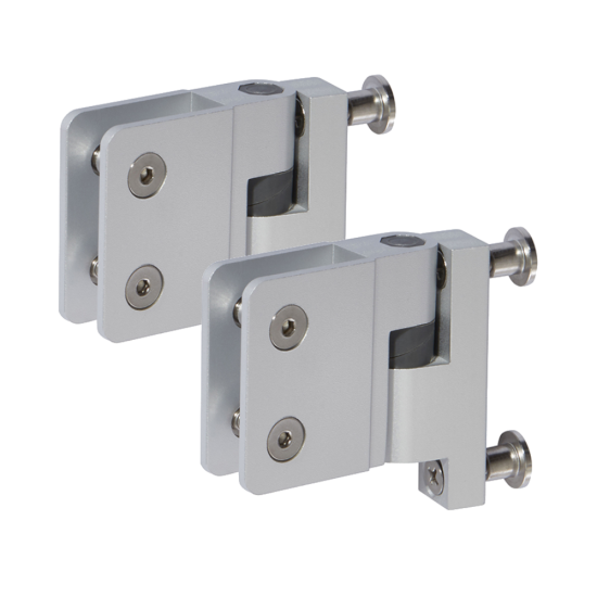 ASEC Cubicle U Bracket Gravity Hinges (1 Pair) To Suit 13mm Board SAA - Click Image to Close