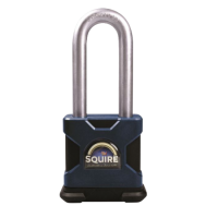 SQUIRE Stronghold Long Shackle Padlock Body Only To Take KIK-SS Insert 50mm