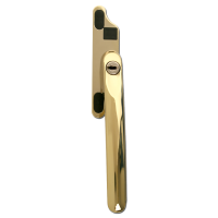 Winlock Odyssey Offset 48mm Tongue Drive Window Handle Polished Brass
