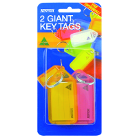 KEVRON ID30 Giant Tags Blister Pack 2 pcs Assorted Colours 2 pcs