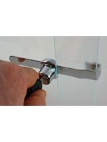 0220 Glass Sliding Door Ratchet Lock