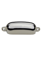 Polished Nickel BN-3 Large Forged Brass Bin Pull