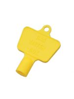 8mm Triangle Yellow Plastic Gas Meter Box Key JBC159