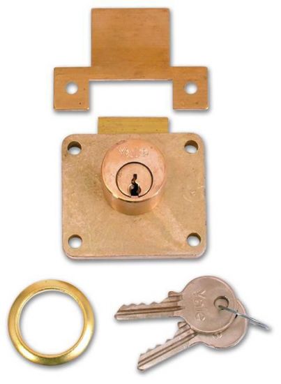 YALE 066S Cylinder Till Lock 22mm PB KD Bagged - Click Image to Close