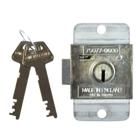 L&F 7 Lever Deadbolt Locker Lock 16mm ZG KD - Click Image to Close