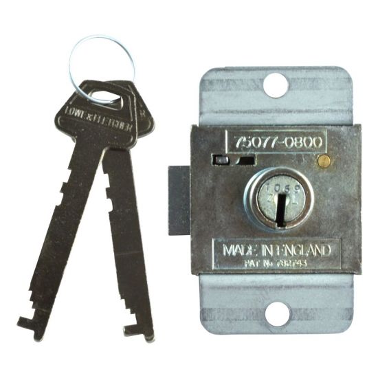 L&F 7 Lever Deadbolt Locker Lock 22mm ZL KD - Click Image to Close