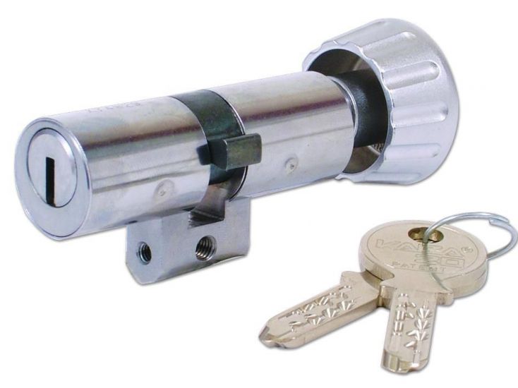 DORMAKABA 20 K519 Key & Turn Cylinder 70mm 35/T35 (30/10/T30) KD SC - Click Image to Close