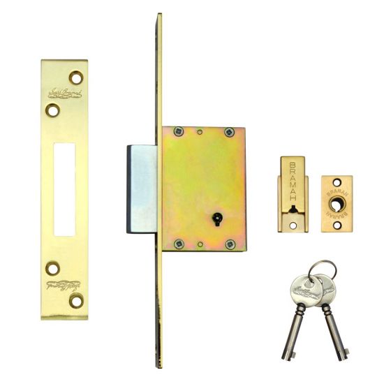 BRAMAH MD27 Deadlock 60mm NP KD Boxed - Click Image to Close