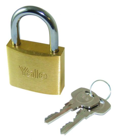 YALE 750 Brass Open Shackle Padlock 50mm KA `4A771` Boxed - Click Image to Close